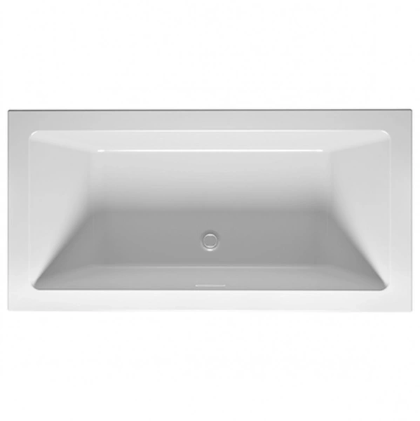 акриловая ванна riho rething cubic 200x90 r b110022005, заполнение через перелив