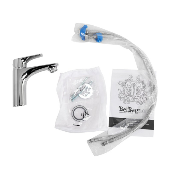 смеситель для раковины belbagno marino marino-lvm-crm-w0 хром