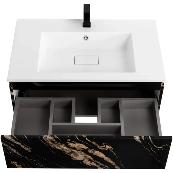 тумба под раковину cezares slider 80 slider-800-1c-so-nf-p подвесная черный фьюжн