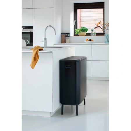 мусорное ведро brabantia bo hi 130625 30 + 30л