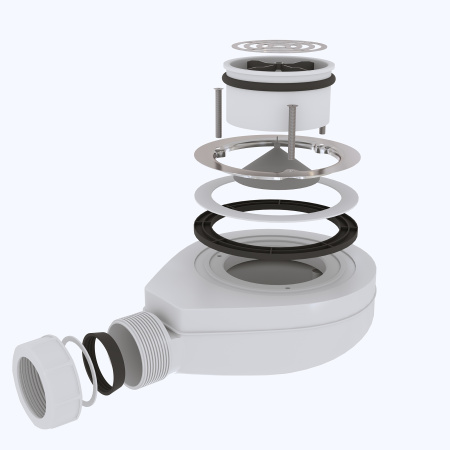 сифон для душевого поддона rgw s-16 44241600-01 хром