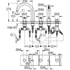 смеситель на борт ванны grohe atrio new 19923dc3