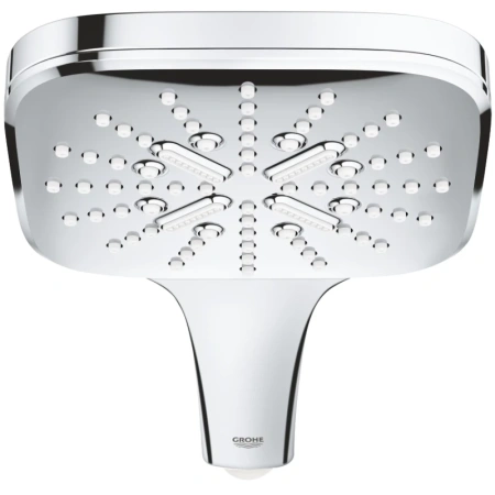 ручной душ 130 мм grohe rainshower smartactive cube 26550000