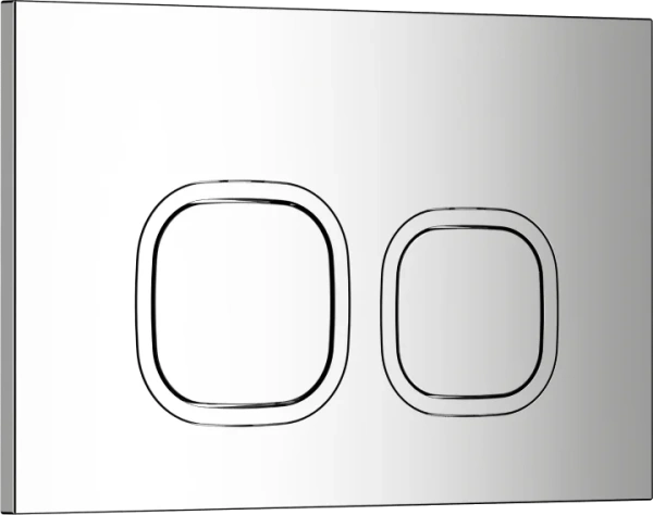 клавиша для инсталляции grossman cosmo 700.k31.02.100.100 для унитаза, пластик, хром глянцевый