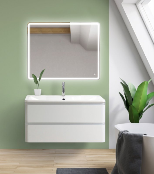 тумба под раковину belbagno albano-900-2c-so-rng подвесная robere nature grigio