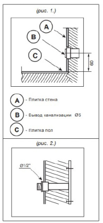 раковина накладная цвет и стиль фридом 130 + вкладыш r