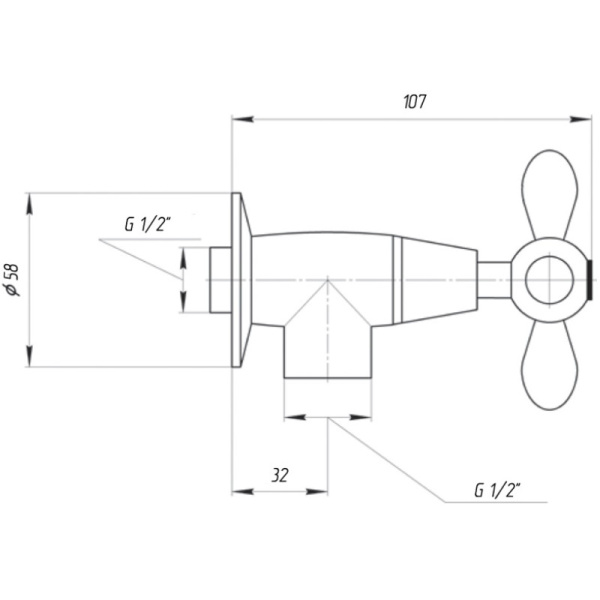 подключение для душевого шланга migliore princeton plus ml.prp-8058.cr