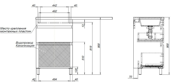 тумба под раковину aquanet вега 00329125 130.5x48 см, белый глянец