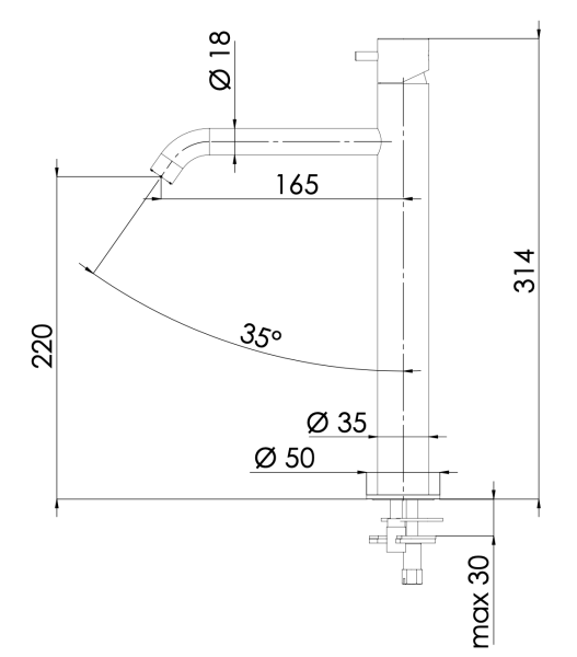 смеситель daniel tokyo tk607bdp для раковины, цвет золото брашированное