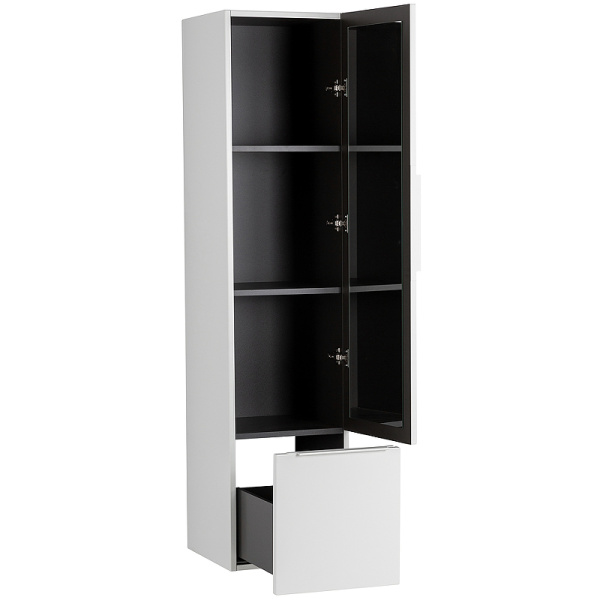 шкаф пенал cezares premium 35 55501 подвесной bianco opaco