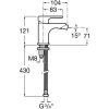 смеситель для биде без донного клапана roca l20 5a6b09c0m