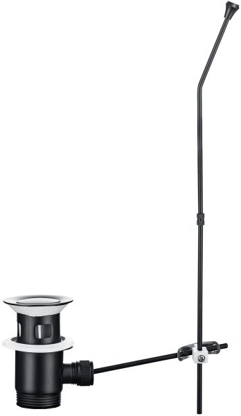 смеситель для биде allen brau infinity 5.21004-31 (с донным клапаном) черный матовый