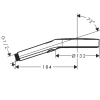 душевая лейка hansgrohe rainfinity 130 3jet 26864670