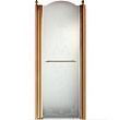 Душевая дверь Migliore Diadema 90 L 22722 профиль бронза, стекло прозрачное с декором