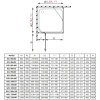 душевой уголок radaway almatea kdj 80 l×80 коричневое