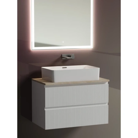 тумба под раковину sancos snob t 80 snt80w подвесная bianco