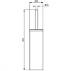 ершик для унитаза ideal standard iom a9108my напольный, сталь