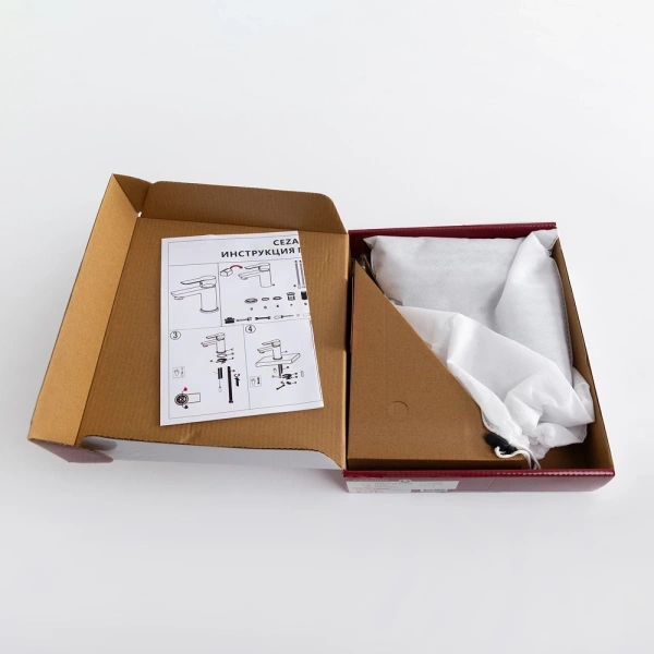 смеситель для раковины cezares stylus stylus-ls-01-w0 без донного клапана, хром