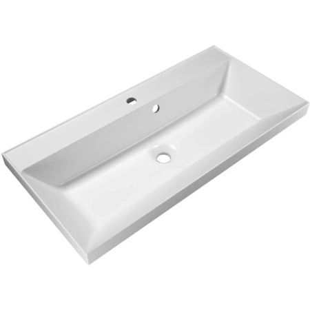 раковина полувстраиваемая belbagno 90 bb900/450-lv-mr-ast белая