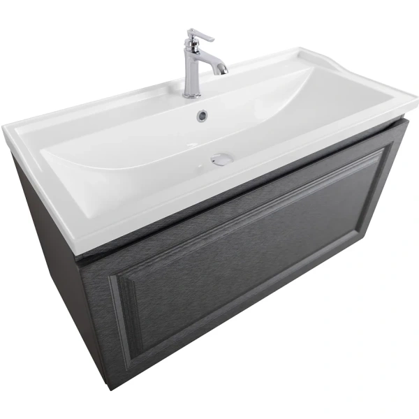 тумба под раковину cezares giubileo 100 giubileo-n-100-1c-so-tit-p подвесная титан