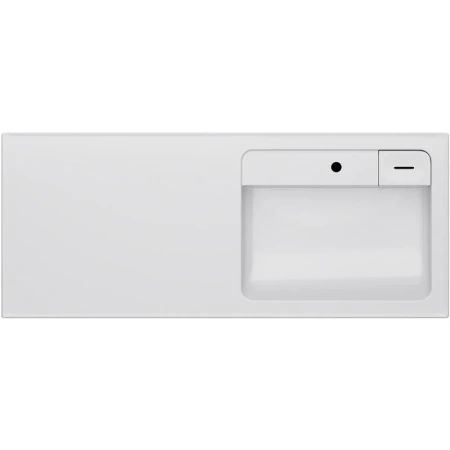 раковина am.pm x-joy 120 r m85awpr1201wg на стиральную машину белая