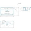 мебельная раковина aqwella фостер 80 4640021064733