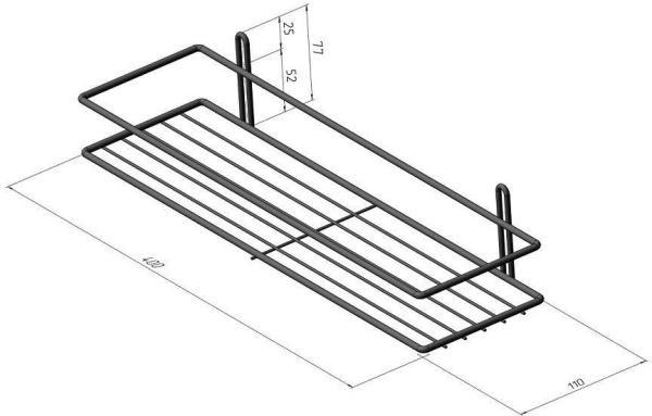 Полочка Aquanet 3281 (40 см)