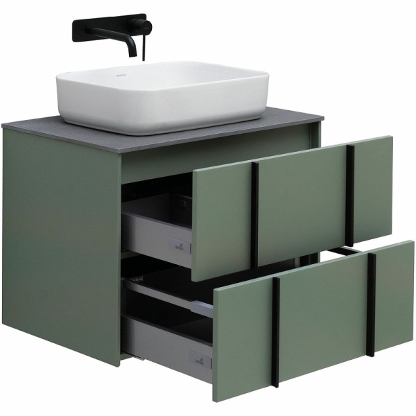 тумба под раковину allen brau reality 70 1.32004.cgm подвесная олива матовая