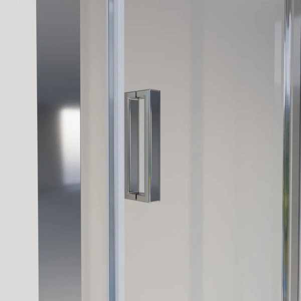 душевой уголок niagara nova 100×100 ng-62-10a-a100 профиль хром, стекло прозрачное