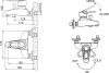 смеситель для ванны bravat loop f6124182bm-01-rus черный