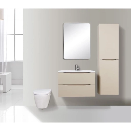 раковина полувстраиваемая belbagno bb750/450-lv-mr-pr белая