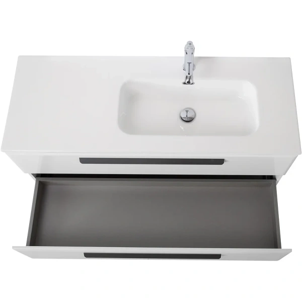 тумба под раковину cezares eco-cer-n 120 r eco-cer-n-1200-2c-so-bl-r подвесная bianco lucido без ручек