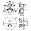 термостат для ванны paffoni light liq019hg