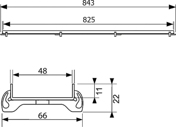 основа для плитки tece tecedrainline "plate" 610970: угловая 90°, нержавеющая сталь, 90x90 см, глянец