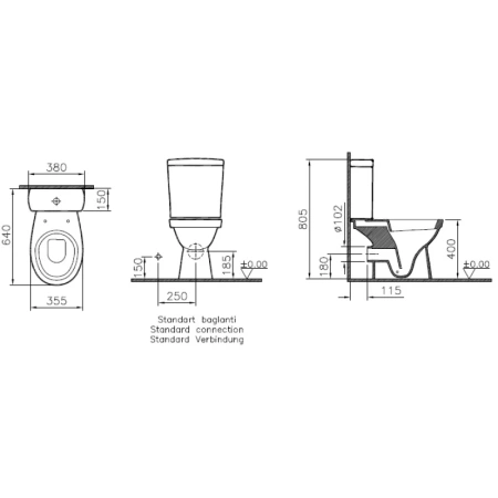 унитаз напольный norm eisberg 9844b099-7202 с микролифтом
