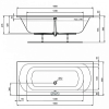 акриловая ванна ideal standard simplicity 180х80, w004601