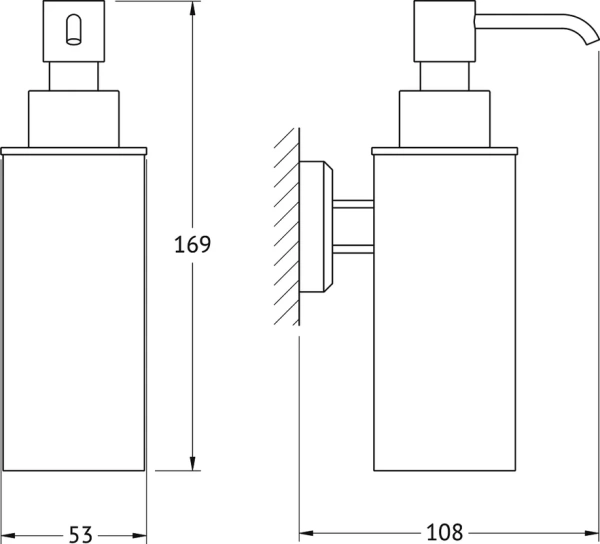 Дозатор для мыла Artwelle Hagel 9932 хром