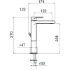 смеситель для раковины migliore tenesi 25416