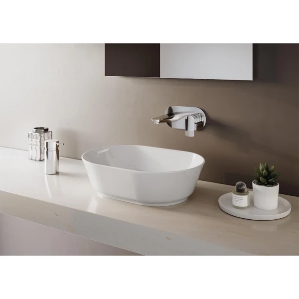 раковина-чаша vitra geo 55 7427b003-0012, цвет белый