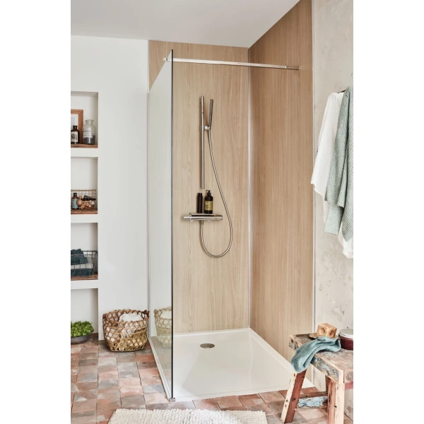 смеситель для душа jacob delafon metro e21767-cp с термостатом, хром