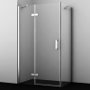 Душевой уголок WasserKRAFT Aller 120×80 10H06L профиль хром, стекло прозрачное