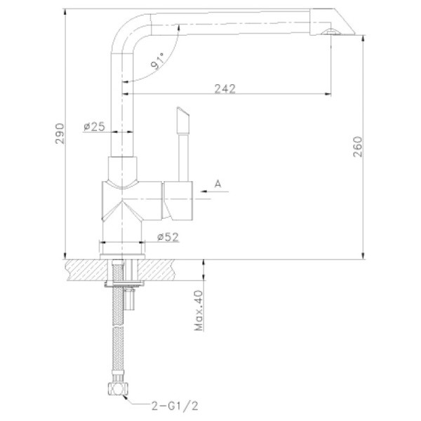 смеситель для кухни lemark expert lm5074s