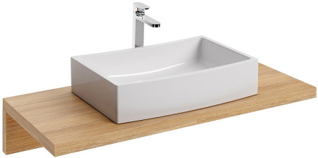 столешница под раковину ravak formy l 80 x000000833 дуб