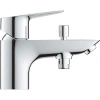 смеситель на борт ванны grohe bauedge new 23562001