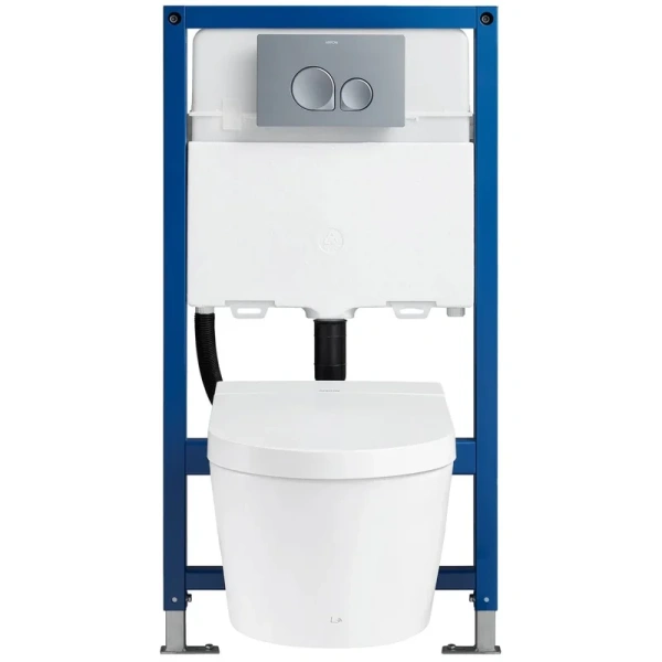 кнопка смыва для инсталляции arrow ahm051g для унитаза, абс-пластик, цвет глянцевый серый