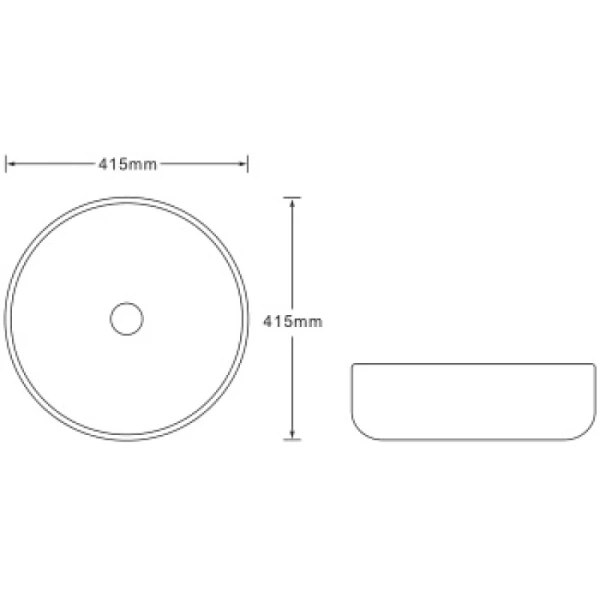 раковина 41.5x41.5 см santiline sl-7026
