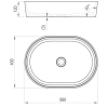 раковина накладная ravak moon 2 xjn01300002