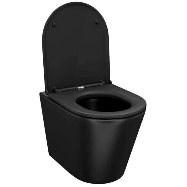 унитаз подвесной iddis calipso calr3bmi25 безободковый, с микролифтом