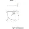 душевой поддон 90×90 см radaway argos a 4aa99-01