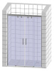 душевая дверь radaway idea dwd 150 387125-01-01 прозрачное